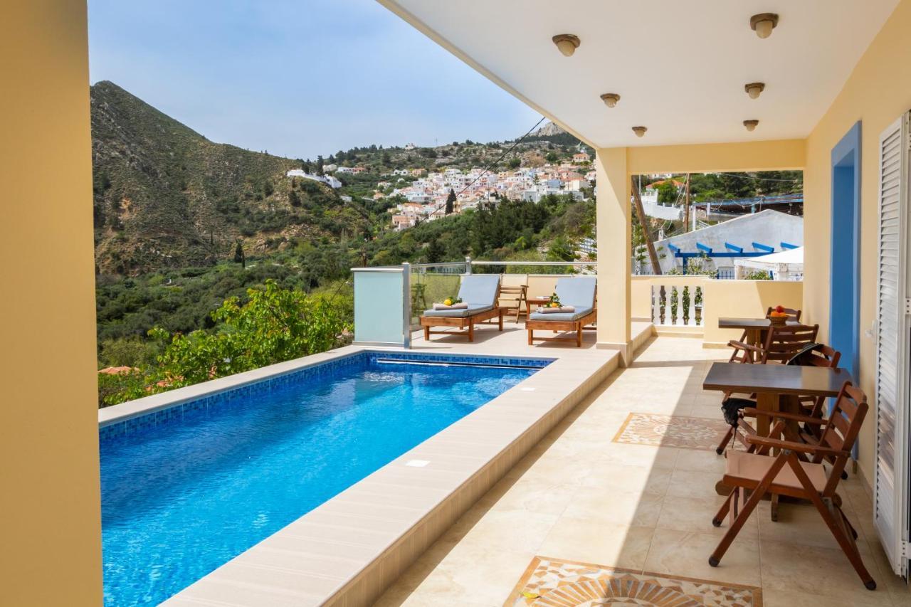 Karpathos View Villa Voládha المظهر الخارجي الصورة