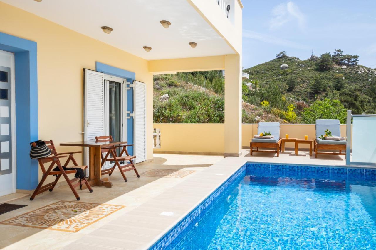 Karpathos View Villa Voládha المظهر الخارجي الصورة