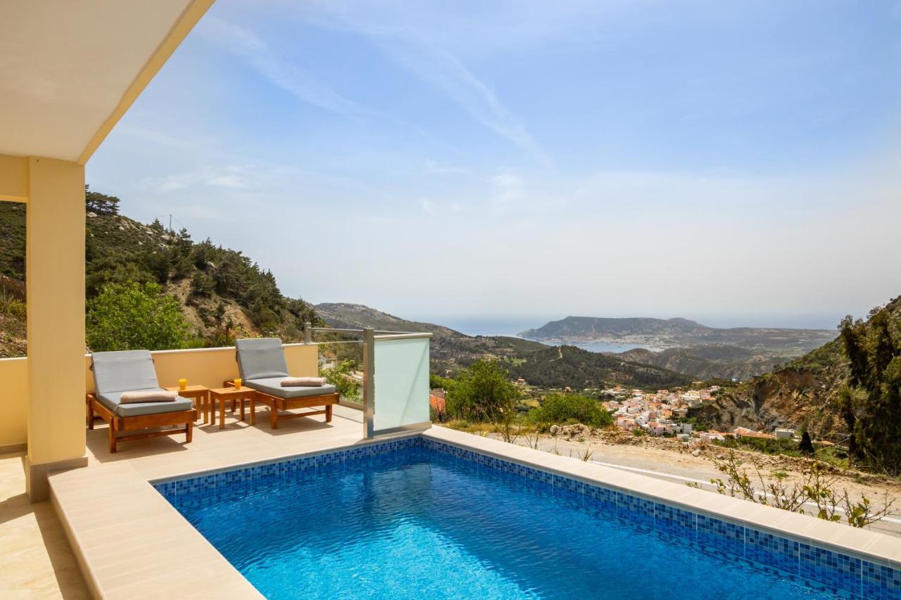 Karpathos View Villa Voládha المظهر الخارجي الصورة