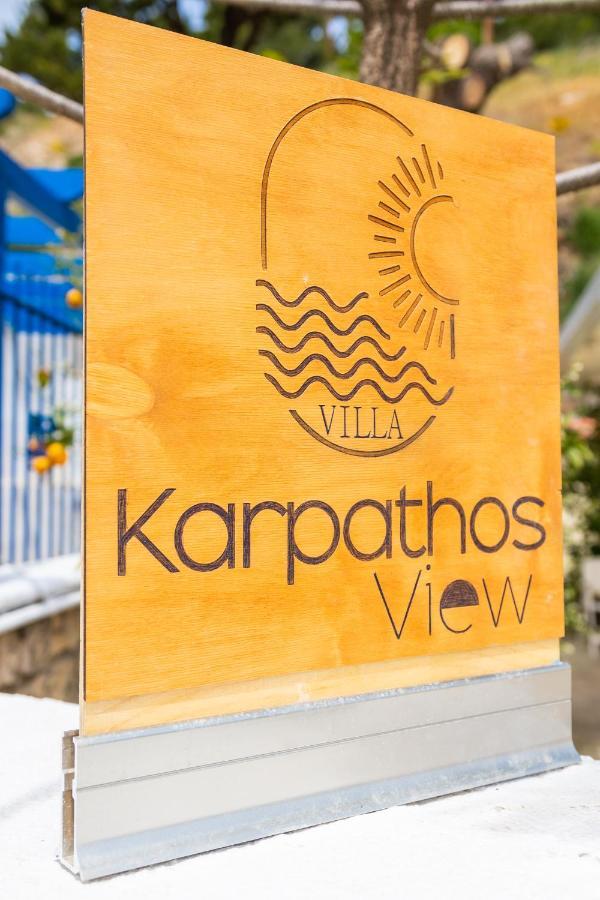 Karpathos View Villa Voládha المظهر الخارجي الصورة