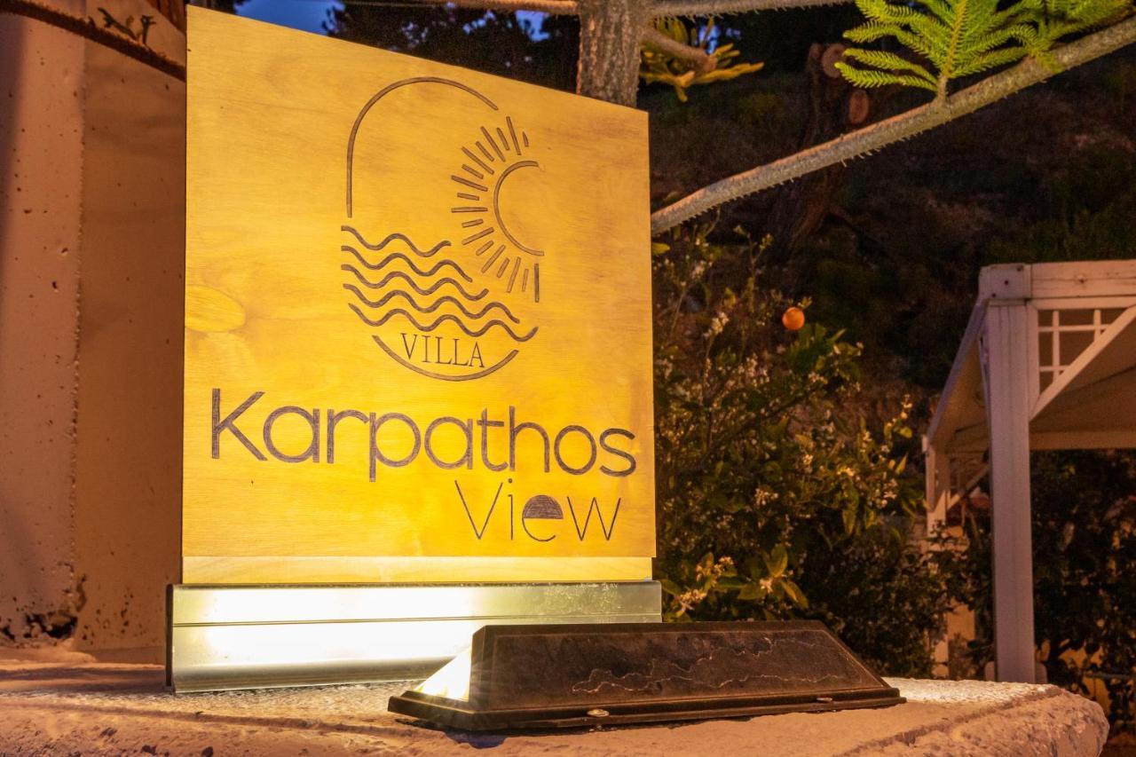 Karpathos View Villa Voládha المظهر الخارجي الصورة