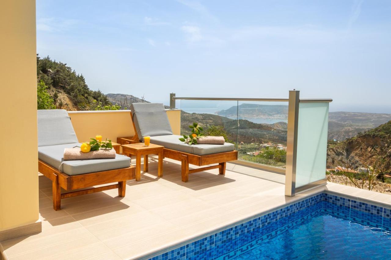 Karpathos View Villa Voládha المظهر الخارجي الصورة
