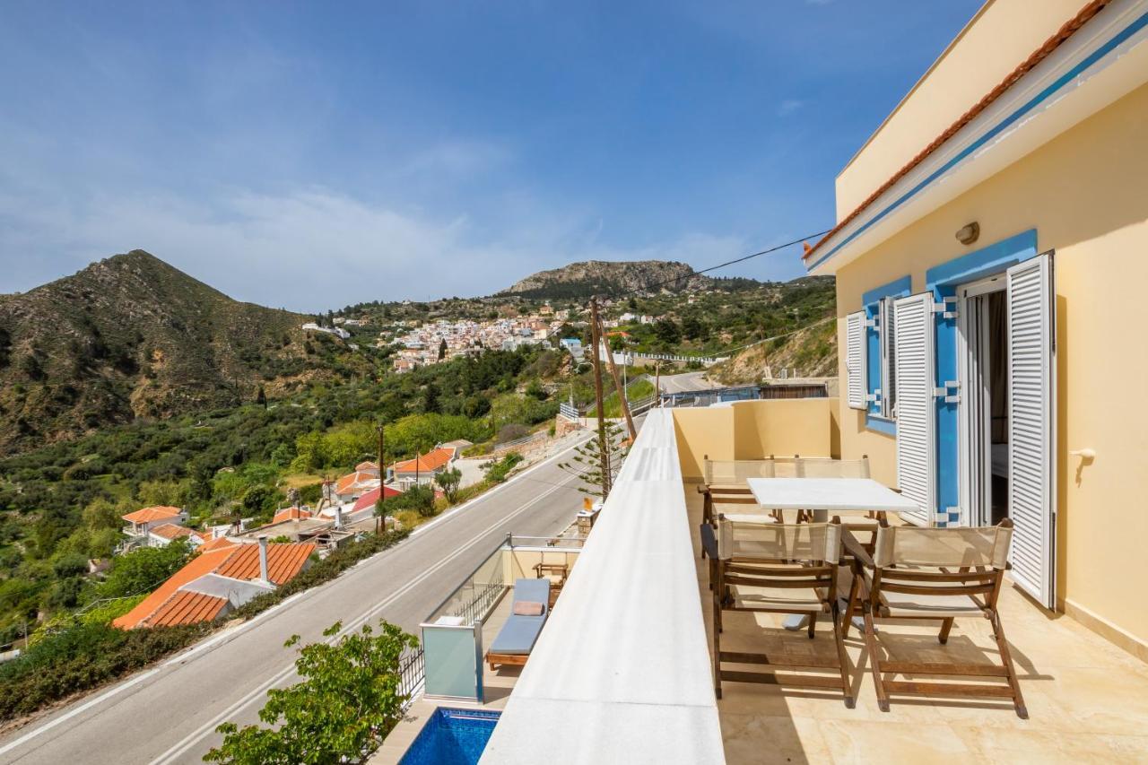 Karpathos View Villa Voládha المظهر الخارجي الصورة
