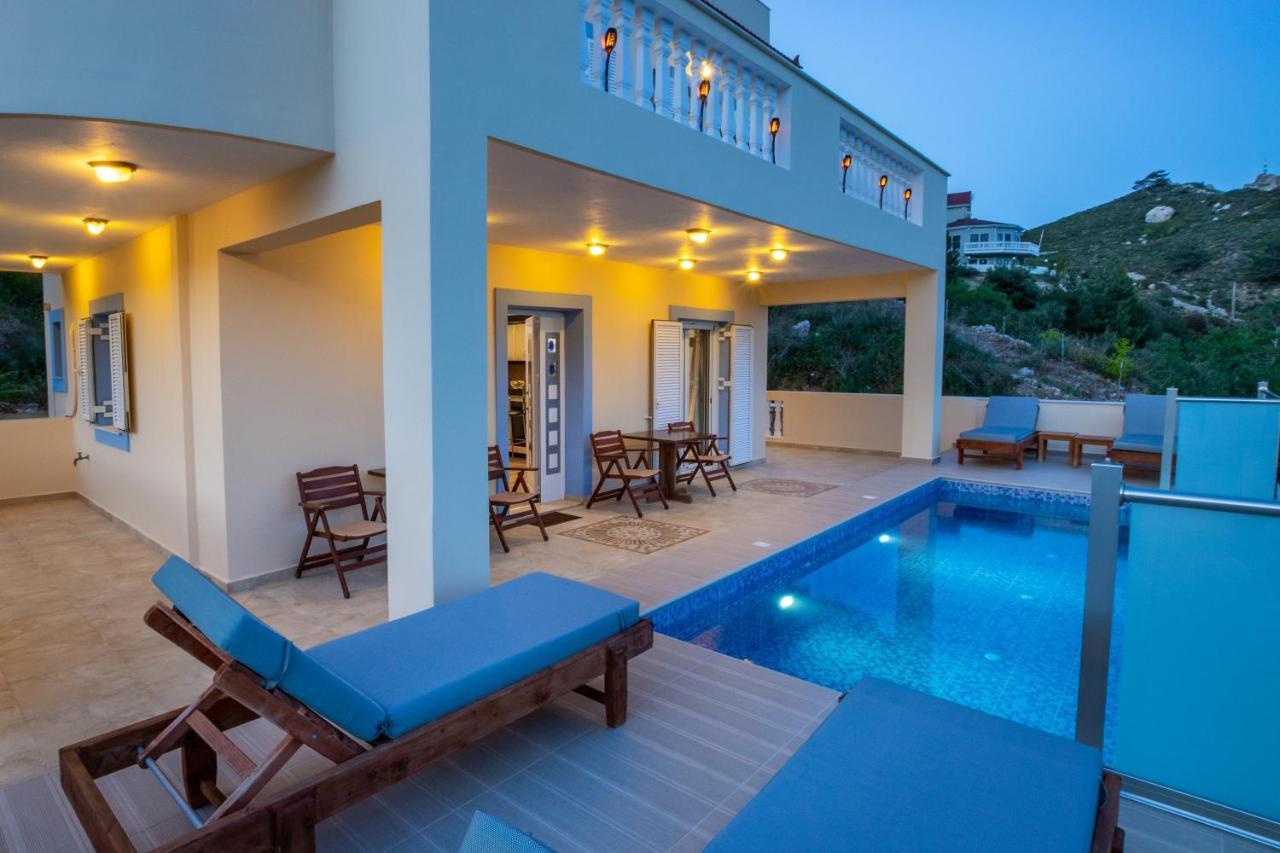 Karpathos View Villa Voládha المظهر الخارجي الصورة