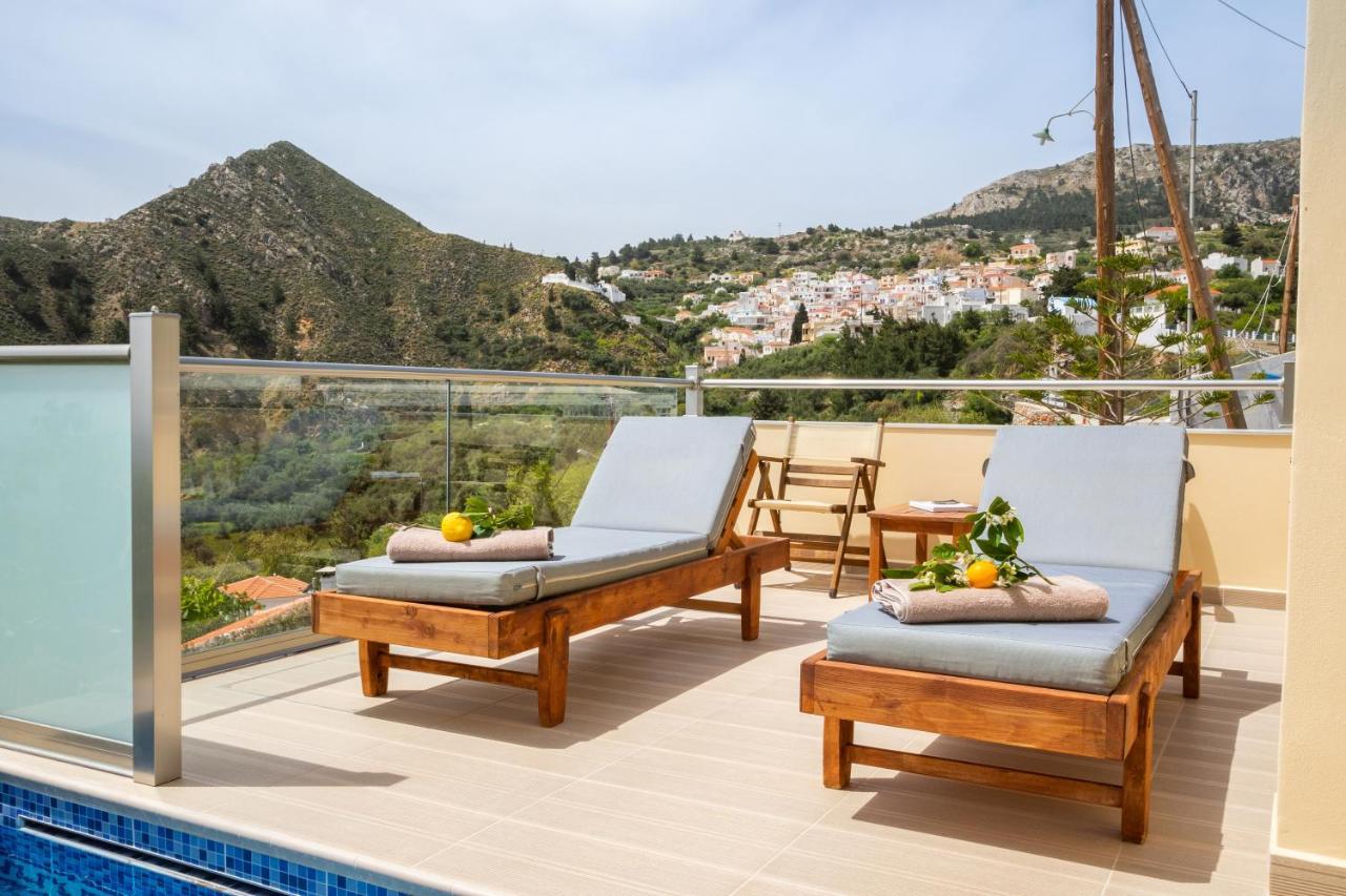 Karpathos View Villa Voládha المظهر الخارجي الصورة